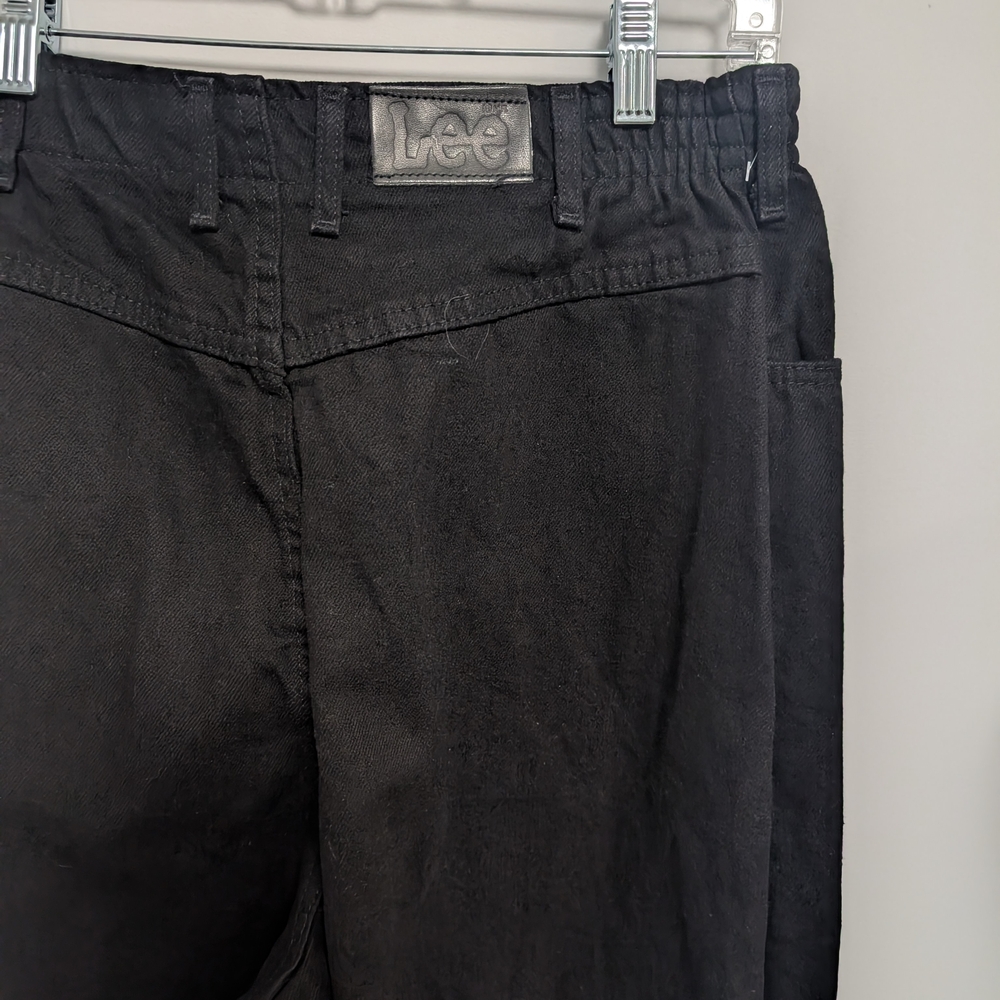 Vintage NWOT Lee Black Baggy Denim Jeans - Picture 6 of 8